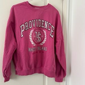 Garage Pink Crew Neck Sweater